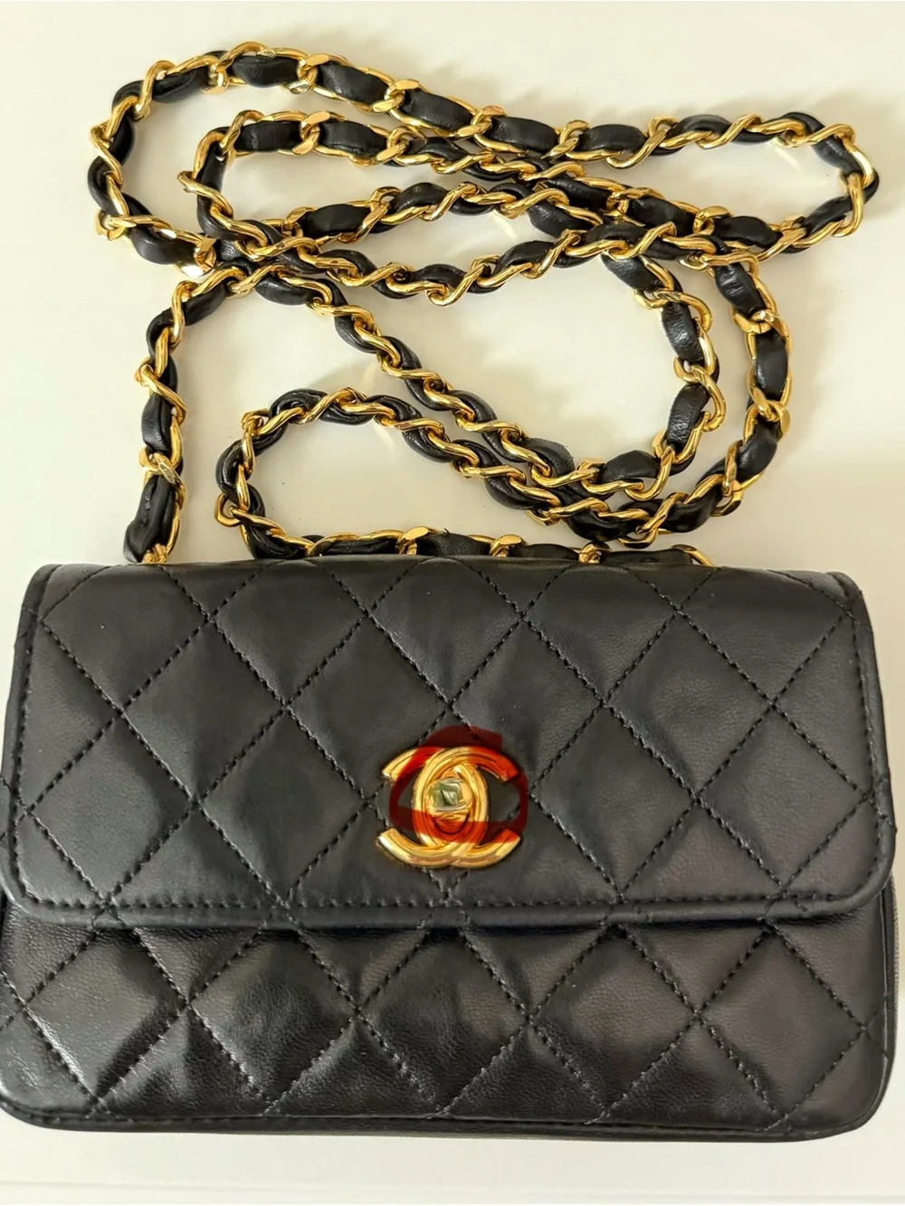 Chanel Black Mini Matelasse Crossbody Bag